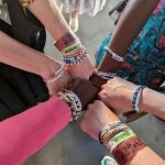 Lupita Nyong’o Instagram – Best time discovering my Eras era with my sister Fiona, @mssarahcatharinepaulson and her sister Rachel 💖💖💖💖! Earrings bejeweled by @debeersofficial and friendship bracelets by me… and some of you!! Thanks to all the Swifties for your suggestions — trading bracelets was super sweet 🍬
