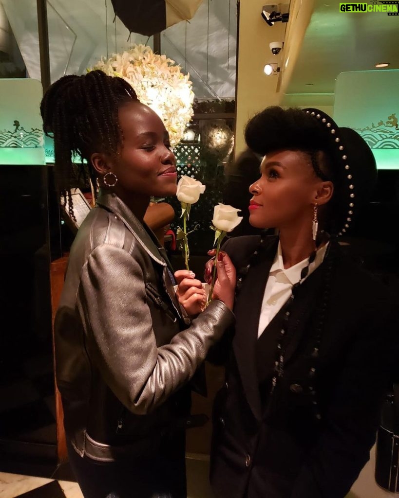 Lupita Nyong'o Instagram - Giving @janellemonae ALL her FLOWERS on the release of her NEW ALBUM, The Age Of Pleasure! 💐👏🏿💜 #ListeningNow
