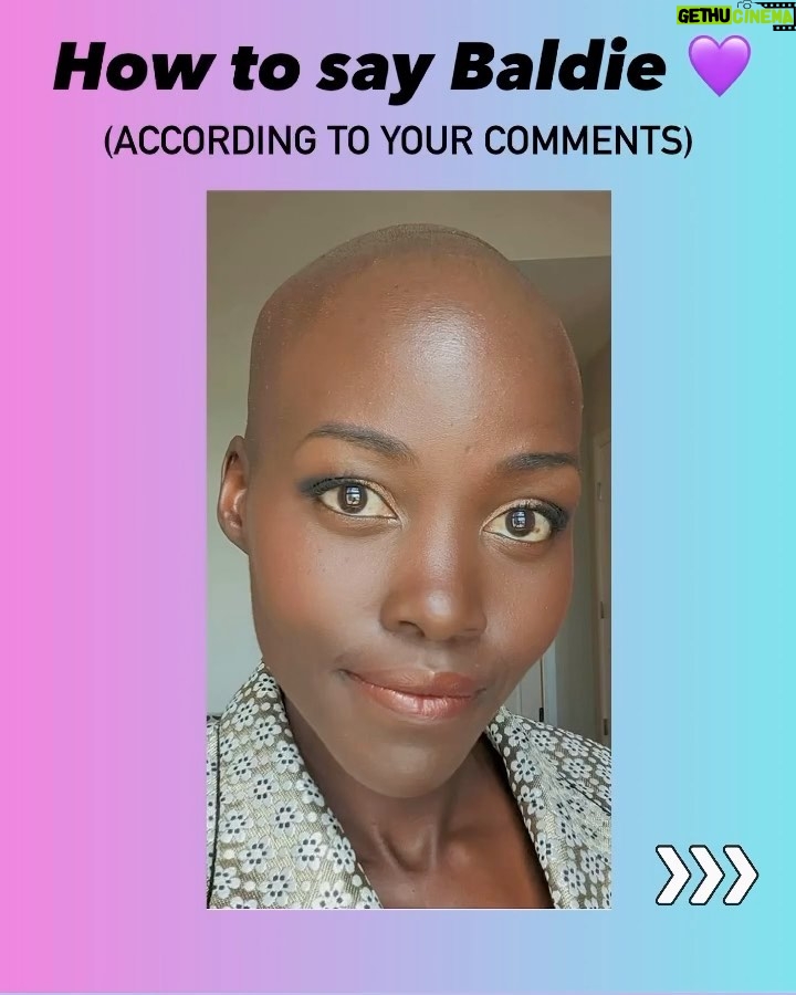 Lupita Nyong'o Instagram - As @iammichelleali said, “Greatest thread ever!” STANDING TALLER as a BALDIE with these comments! Shouting them out here #fortheculture! 🙌🏿🌍💜 Baldie Beauties featured: #MichaelaCoel, @adwoaaboah, @erykahbadu, @danaigurira, @florencekasumba, @appleofhisai, @tiffanyhaddish, @sanaalathan, @msalekwek, @willowsmith, @jadapinkettsmith , @shudufhadzomusida, @ayannapressley, @adutakech.