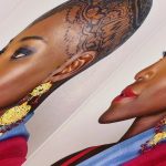 Lupita Nyong’o Instagram – THE STORY OF MY HEAD: 
I met @hennabysabeen last year at a wedding in Pakistan. She did the #HennaDesign for the bride and I was ASTOUNDED by the INTRICACY and BEAUTY of her work. There was something unique about the way she expressed herself in henna art. And I promised myself, “One day I will have a reason to work with Sabeen.”
:
1.5 years later, when I got the invitation to attend the opening night of my dear friend, Mira Nair’s @monsoonmusical, I was scrambling at the last minute to find something to wear. I borrowed a sari and jewelry from @mishajapanwala, the bride from Pakistan, but the look didn’t feel complete…
:
And then, in the middle of the night, an image SHOT into my mind of a henna design covering my bald head!!! I could do something special and different, to celebrate the culture using the canvas readily available to me! I was so excited by the idea that I could not go back to sleep. Misha connected me to Sabeen, and we were ON OUR WAY…
:
Sabeen had NEVER designed for a head before; I had never done such a thing before either. My only prompt to her was that I wanted a widow’s peak (homage to the bindhi, borla / maang tikka), the rest was ALL HER INNOVATION.  She suggested #jagua, a natural dye from the jagua fruit of South America that would be dark enough to give good contrast to my dark skin ☺️. 
:
We were both excited and terrified. What if it went wrong or looked funny??? Well, I thought, I can always wear a head wrap…. 
:
But Sabeen BROUGHT IT! We stopped now and again so that I could give her feedback because she was DETERMINED to leave me a happy client. And Sabeen was METICULOUS. She did not stop until it was perfect. When we looked at the finished head… we were both GRINNING!
:
It takes about 24 hours for the dye to really show up. And when it came in, in FULL CONTRAST the next day, I was simply MOVED. It was beautiful. It was bold and elegant; it had a point of view. We had not played it safe, and it had paid off. And I had found a new way to express myself without hair! 
:
So the moral of this story is: DARE YOURSELF TO SEEK OUT BEAUTY IN NEW WAYS. And, Sabeen, thank you for bestowing on me the beauty of your hand and history!