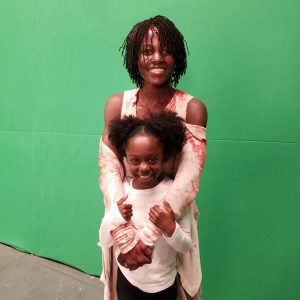 Lupita Nyong'o Instagram - Red ↔️ Adelaide: 4 Years Old Today! @usmovie #bts #jordanpeele : 1. Red ❤️ Rabbit 2. The Adelaides
