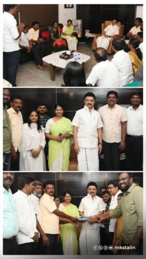 M. K. Stalin Instagram - சுற்றுச்சூழலுக்கும் தூத்துக்குடி மக்களின் உடல்நலனுக்கும் தீங்கு விளைவித்த #Sterlite ஆலையை நிரந்தரமாக மூடுவோம் எனத் தேர்தல் அறிக்கையில் வாக்குறுதி அளித்தபடி, உச்சநீதிமன்றத்தில் அழுத்தமான வாதங்களை முன்வைத்த நமது #DravidianModel அரசுக்குத் தூத்துக்குடி மக்கள் சார்பாக வந்திருந்த குழுவினர் நன்றி தெரிவித்தனர்.

அவர்கள் வைத்த மற்ற கோரிக்கைகள் பற்றி தங்கை @kanimozhikarunanidhiofficial அவர்கள் எடுத்துரைத்தார். அவற்றையும் அரசு கவனத்தில் கொண்டு பரிசீலிக்கும்.