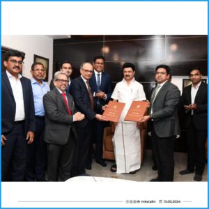 M. K. Stalin Instagram - In a landmark move, @tatamotorsgroup has inked an MoU with the Government of Tamil Nadu to establish a vehicle manufacturing facility, investing Rs. 9000 crores and creating over 5000 jobs. 

With this investment, Tamil Nadu further solidifies its position as the unrivaled automobile capital of India, reminiscent of the transformative impact of Hyundai's investment during Kalaignar's tenure.

#InvestInTN #ThriveInTN @trbrajaa