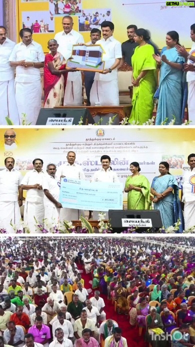M. K. Stalin Instagram - தூத்துக்குடி - திருநெல்வேலியில், மின்னல் வேகத்தில் மீட்புப் பணிகள், 10 நாட்களில் வீடுவீடாய் நிவாரணத் தொகை, 30 நாட்களில் மறுசீரமைப்பு, 60 நாட்களில் நீண்டகால மறுகட்டமைப்புக்கான திட்டங்கள் என, மழை வெள்ளத்திலிருந்து தென் மாவட்டங்கள் மீண்டெழ ஒன்றிய அரசு ஒரு ரூபாய் கூட நிதி தராத போதும், மாநில அரசின் நிதியில் இருந்து நிவாரண உதவிகளை வழங்கியது நமது #DravidianModel அரசு - உங்கள் குடும்பங்களில் ஒருவனாக விளங்கும் இந்த ஸ்டாலின் என நலத்திட்ட உதவிகளை வழங்கினேன்.