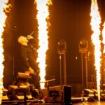 M. Pokora Instagram - Bruxelles dump 🇧🇪: 1. Fam 2. Diable rouge 3. MP’s angels 4. Au coeur du volcan 5. 🥹 6. 40 celcius/ 104 fahrenheit 7. Y a qu’à moi que va ce pantalon cherchez pas… 8. La main divine 9. Squad 📸 @pixelinephoto Palais 12