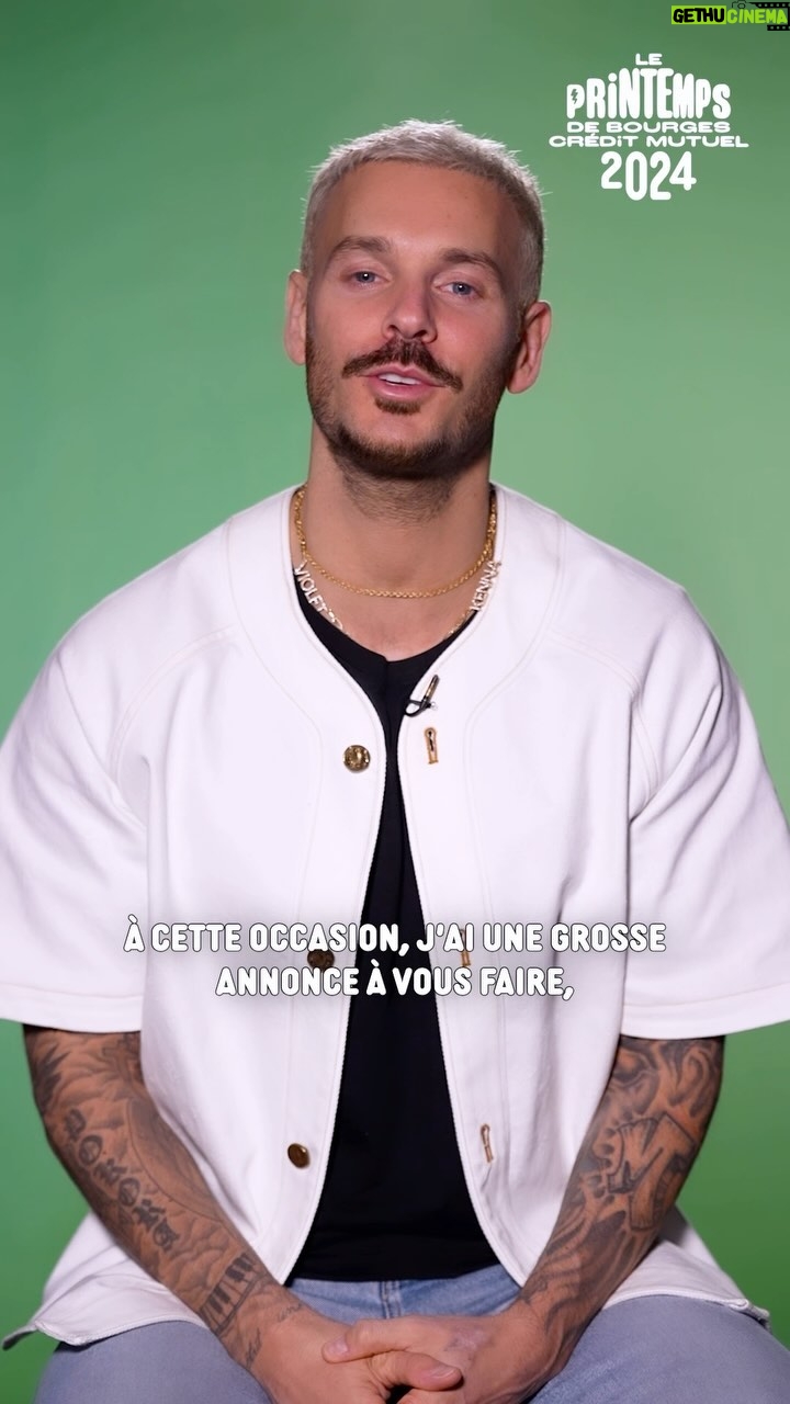 M. Pokora Instagram - C’est le printemps! RDV le 28 avril prochain au @printempsdb @riffx_fr et pour la première fois mon concert sera chansigné ! On se voit là bas la famille 🤟🏼
