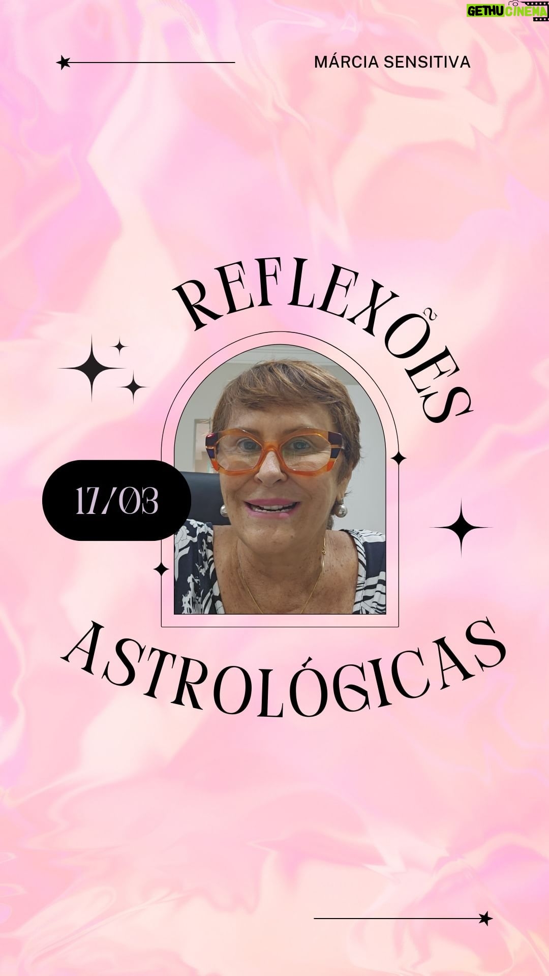 Márcia Fernandes Instagram - Reflexões Astrológicas - 17/03/2024, por Márcia Fernandes Sabedoria do dia: “Um bom diálogo sempre traz entendimento!” Dia desfavorável para: todos os signos. A Lua Crescente irá alimentar nossas boas ideias e intenções. Aproveite e faça um escalda-pés com vinagre de maçã para que tudo flua com mais favorecimento em sua vida! Numerologia: vibração energética 1, cria dispersão e falta de foco. Cor indicada: Branco. Aroma: Pinho. Anjo do dia: 71 – HAIAIEL Significado: Deus, mestre do universo Hora Favorável: das 23:20 às 23:40 Salmo: 108 Cristal: Quartzo Límpido. Banho indicado: Alecrim. Santo do dia: São Patrício. Curiosidade: Festival de Astarte, na antiga Babilônia. Era comparada a Vênus. Neste dia, olhe para Vênus e faça um pedido relativo a sua sexualidade. Número da Sorte: 11 Harmonize sua casa: temperando a comida com alecrim, pois trará alegria e dissipará as mágoas. Decreto para mudar as energias a seu favor: Eu sou a boa comunicação. Comunicar, comunicar, comunicar!