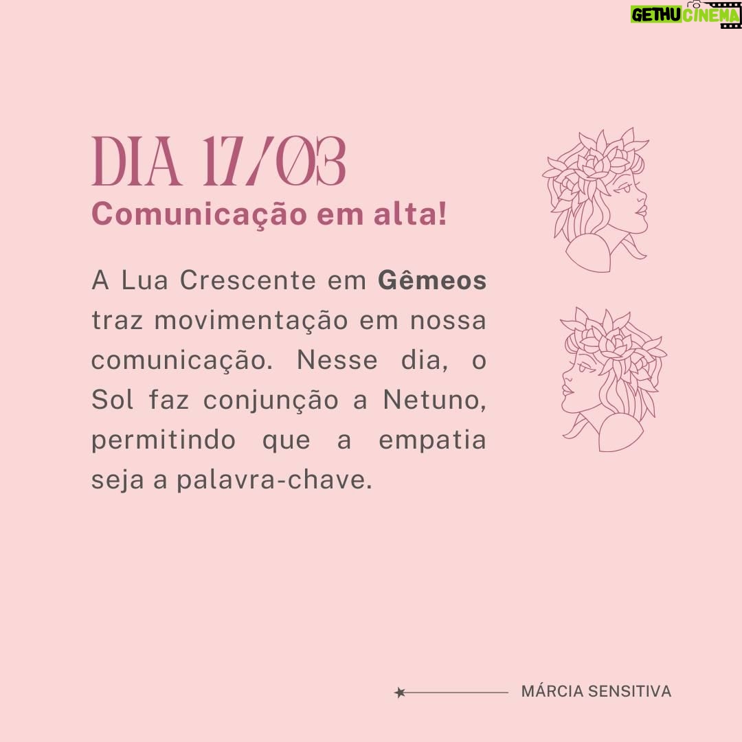 Márcia Fernandes Instagram - Bombas Astrológicas de 11 a 17 de Março! Passem as imagens para o lado e confiram os destaques do céu astrológico dessa semana. 🥰✨