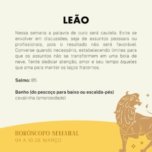 Márcia Fernandes Instagram - 💫 Horóscopo Semanal - 04 a 10 de Março 💫

Na Astrologia, no dia 03, Lua inicia sua fase Minguante em Sagitário, gerando maior leveza e a flexibilidade. 

No dia 04, o movimento favorável entre Mercúrio e Urano, promovem maior diálogo e entendimento. 

No dia 08, Mercúrio em Peixes estará em conjunção com Netuno, trazendo dois dias de muita inspiração, sutileza e abertura espiritual. 

No dia 09, um aspecto tenso entre Marte e Urano, trará a sensação de que tudo pareça estagnado e poderemos ter comportamentos impulsivos e rebeldes. Nesse mesmo dia, o Sol faz um bom aspecto a Urano, oferecendo a oportunidade de contornar as dificuldades e os conflitos por meio das amizades.

No dia 10, a Lua Nova do dia 10 pede maior equilíbrio, pois devido ao fato de Marte permanecer em aspecto tenso com Urano, poderemos estar mais explosivos, irritadiços e impacientes.