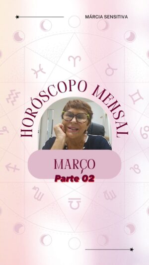Márcia Fernandes Instagram - Horóscopo de MARÇO 2024 Parte 02: Virgem, Libra, Escorpião, Sagitário, Capricórnio, Aquário e Peixes

Março, mês dedicado ao deus romano Marte ou Marvos, o padroeiro da guerra e da agricultura. Para os romanos este mês representava o início do ano Astrológico, por isso até hoje é visto assim, já que é o mês ligado ao primeiro signo do zodíaco: Marte.

Na Numerologia, tem a energia do número 3, o número da criação. Traz liderança, criatividade, movimentação, carisma, força de vontade e comunicação.

O mês de Março nos traz o desafio de contrabalancear as energias tempestuosas e agitadas de Marte. Recomendam-se neste mês, exercícios de equilíbrio e centramento pessoal, bem como a renovação em diversas áreas de nossas vidas. É adequado começarmos uma terapia corporal, para desbloquear, libertar e transmutar os sentimentos de raiva e as amarras que nos impedem de progredir. Ótimo mês para começarmos projetos e algum tipo de empreendimento.

Em resumo, esse período marca um momento de renovação e pede para colocarmos foco especial a novos projetos e decisões. Será importante manter o equilíbrio e a ponderação para que a individualidade prevaleça sem desconsiderar a de outras pessoas. 

Luas de Março:
Dia 03 Lua Minguante em Sagitário (12h33min)
Dia 10 Lua Nova em Áries (21h19min)
Dia 17 Lua Crescente em Câncer (6h40min) 
Dia 25 Lua Cheia em Libra (4h00min)

Deseja saber mais previsões astrológicas e tudo sobre seu Signo? Então, acesse este link e boa sorte pra você: https://marciafernandes.com.br/site/horoscopo-de-marco-4

Fé, luz Divina e muita prosperidade a todos! Feliz Março para vocês!!!