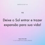 Márcia Fernandes Instagram – O céu astrológico de hoje indica que devemos evitar nos isolar e buscar conhecer novas pessoas. 💜