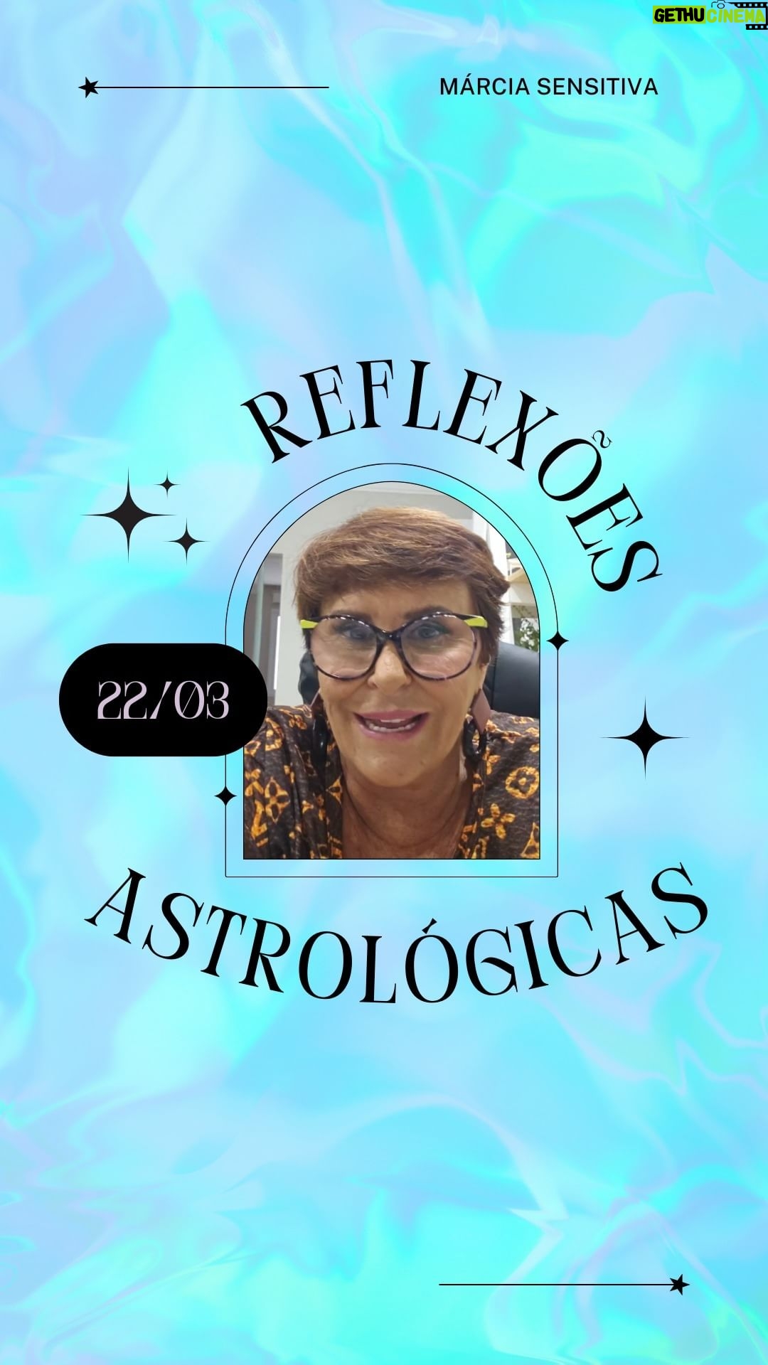 Márcia Fernandes Instagram - Reflexões Astrológicas - 22/03/2024, por Márcia Fernandes Sabedoria do dia: “Pensar antes de agir é ato de sabedoria!” Dia favorável para: todos os signos. Receberemos maior apoio e direcionamento das pessoas ao nosso redor para realizarmos nossos objetivos. Aproveite e faça um escalda-pés com alecrim para ter força. Numerologia: vibração energética 6, promove união, afetividade e harmonia. Cor indicada: Amarelo. Aroma: Gerânio. Anjo do dia: 03 – SITAEL Significado: Deus, esperança de todas as criaturas Hora Favorável: da meia noite e quarenta à 1 hora Salmo: 90 Cristal: Ágata. Banho indicado: Patchulli. Santo do dia: São Berilo. Curiosidade: Dia Mundial da Água. Número da Sorte: 11 Harmonize sua casa: colocando sálvia na comida para acalmar os ânimos e concentrar as mentes. Decreto para mudar as energias a seu favor: Eu sou a sabedoria do meu pensamento. Pensar, pensar, pensar!
