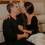 Márcio Garcia Instagram - Mais um bate volta com ela em SP… O gostoso é que a gente sempre arruma um tempinho pra curtir nosso cantinho, só nós dois… @andreasantarosagarcia