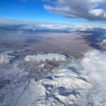 Mädchen Amick Instagram - Flying over the desert in SoCal. I’ve never seen this much snow here 😲 …also swipe for cotton candy skies 💖 #nofilter #skyporn