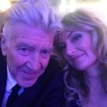 Mädchen Amick Instagram - Thank you for being my friend all these years David 💜 Wishing you the happiest of birthdays — Yours truly, Madgekin 💋 #DKL #davidlynch #happybirthday #76