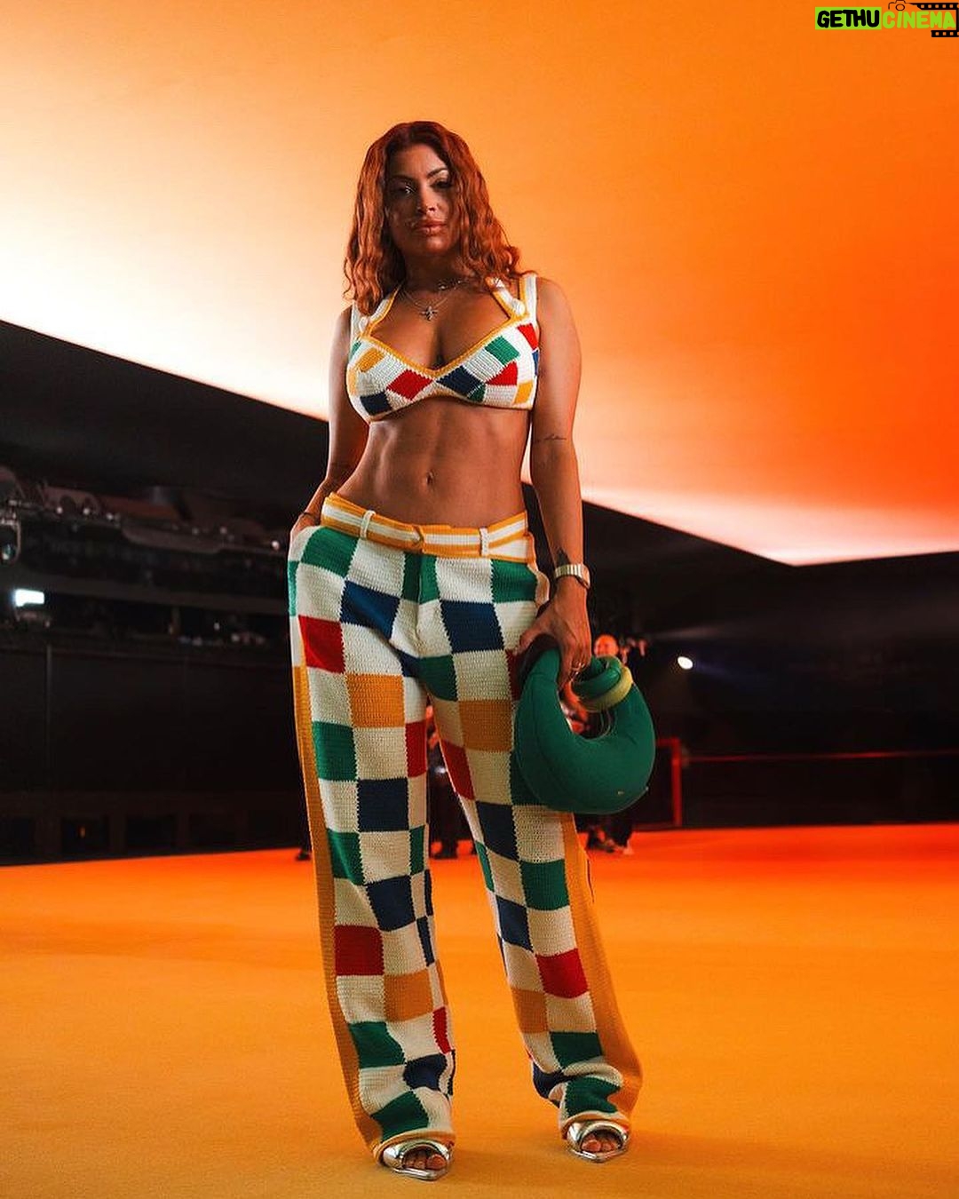 Mélanie Da Cruz Instagram - PFW23 @casablancabrand 🔥 Managed by @basstheplug 🔥 Paris, France