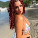 Mélanie Da Cruz Instagram – Mermaid 🌊 
Mon ensemble vient de chez @prettylittlething 🔥 
#publicité Martinique, French Caribbean