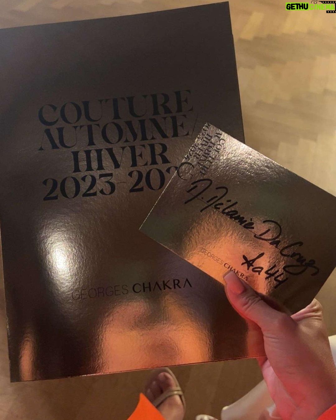 M茅lanie Da Cruz Instagram - Couture week Paris 23 @georgeschakraofficial 馃憦馃徏 The Westin Paris - Vend么me