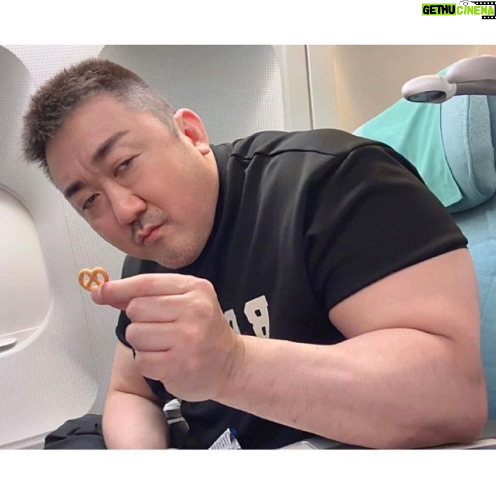 Ma Dong-seok Instagram - off to Japan✈️ 범죄도시3 日本出張
