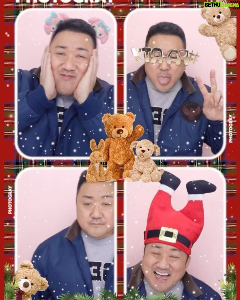 Ma Dong-seok Instagram - Christmas gift