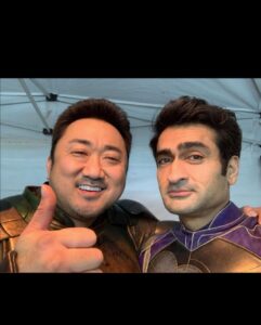 Ma Dong-seok Instagram - Behind the scenes #Eternals #Marvel #Gilgamesh