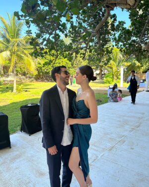 Macarena García Instagram - We’re too busy dancing 🪩❤️ 
Te amo @yankelstevan