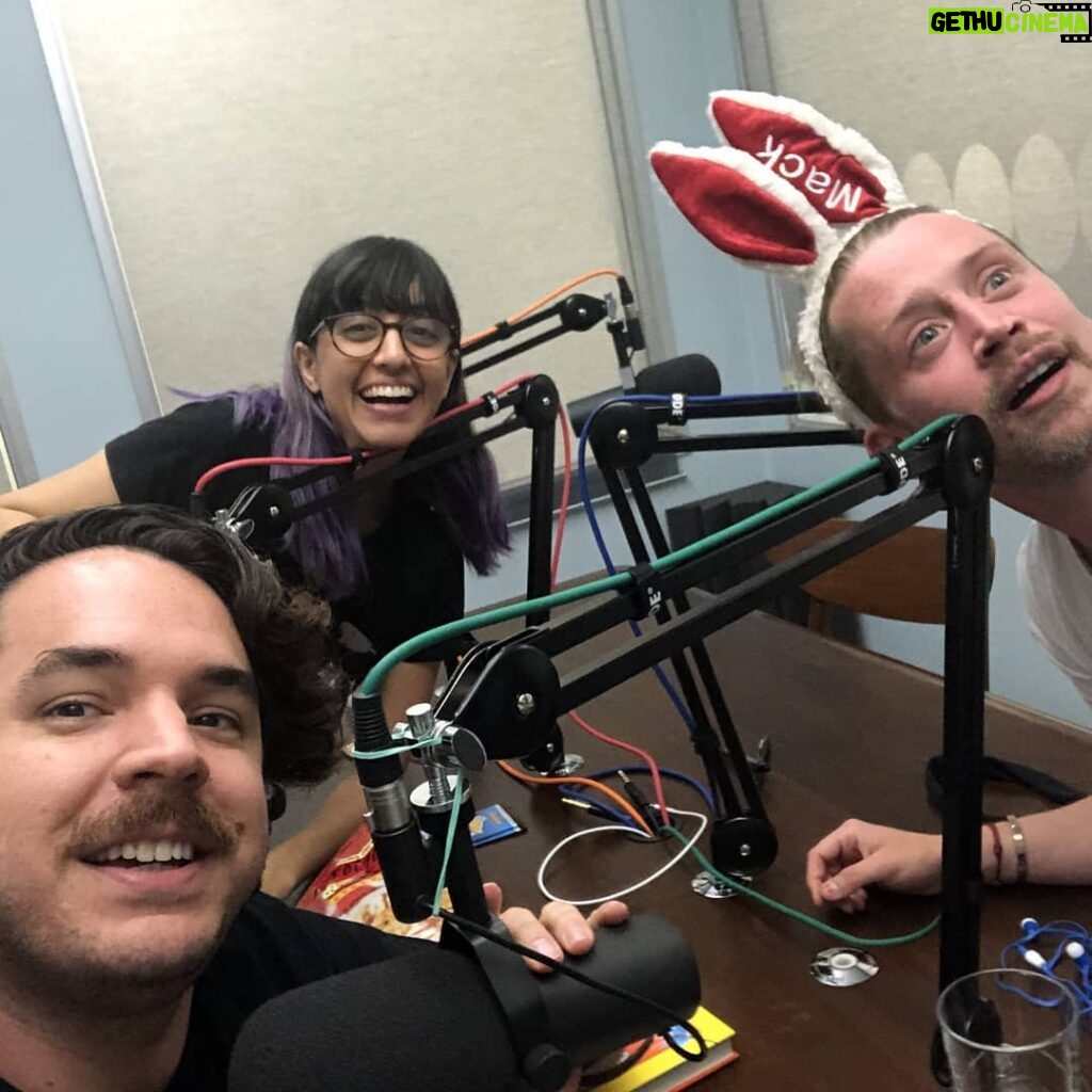 Macaulay Culkin Instagram - I did a two part podcast crossover with @stevenraymorris & @saraiyer from @thepurrrcast Part one is on @bunnyearspodcast and part two is on Purrrcast! Check links below: Part 1: http://bit.ly/BunnyEarsPodcast Part 2: https://www.stitcher.com/s?eid=63827977&autoplay=1