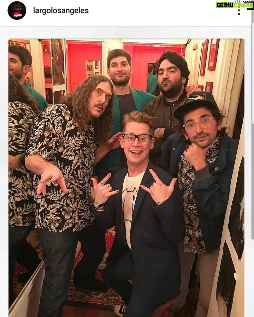 Macaulay Culkin Instagram - Last night at @largolosangeles was incredible. Thanks to @the_cooties and @alfredyankovic for coming out and killing it on stage. And thanks to all who attended. If you missed this one you missed something special, but it went well so expect more live shows in LA and possibly a small City tour.