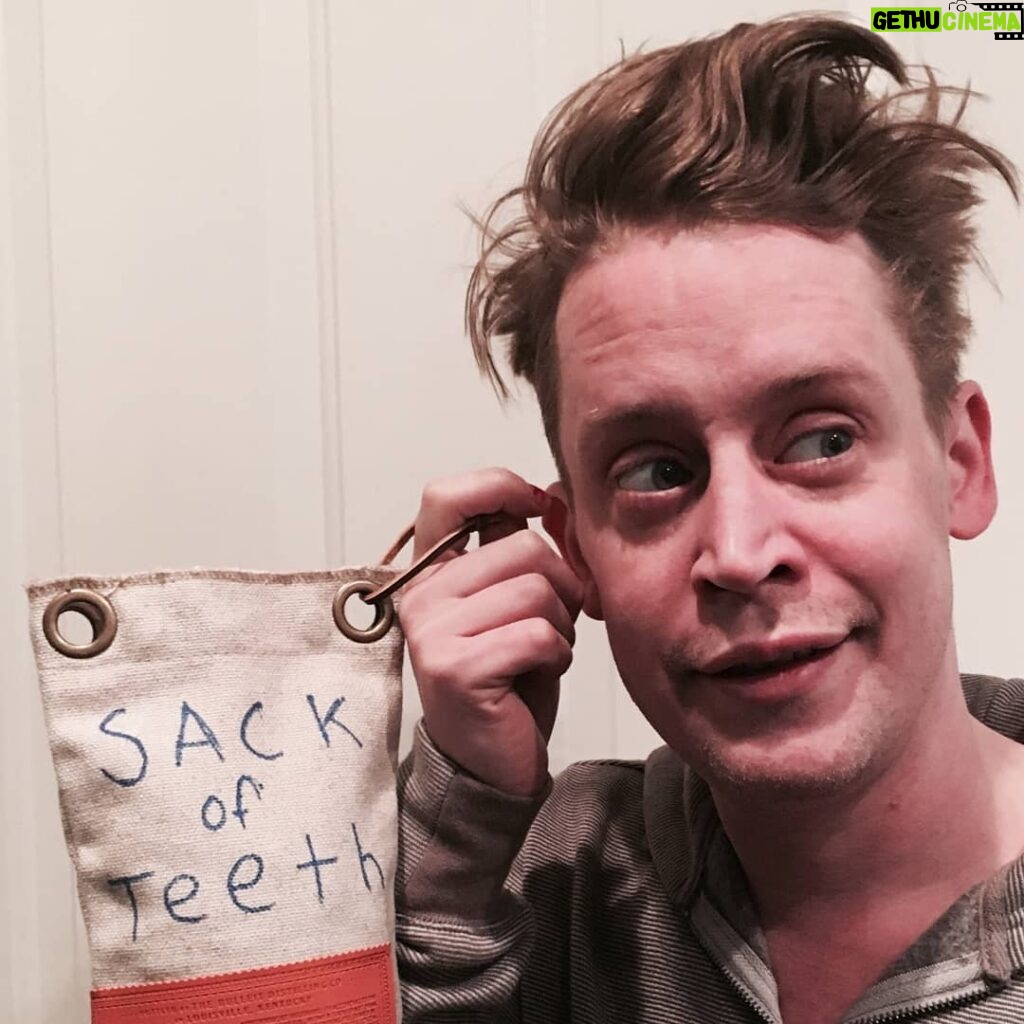 Macaulay Culkin Instagram - Today is #nationaltoothfairyday … And you guys all laughed at me when I invested in my ‘Sack of Teeth’.