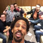Macaulay Culkin Instagram - Pro tip: hold all of your meetings at @daveandbusters because then not only do you get to play video games while you're doing the meeting (and drink) but you get really great servers who take amazing selfies like this one. Anyway, good times all around. All future meetings with me will be held at D&B. #daveandbusters #redbull #bunnyears🐰 #meetingspace