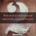 Macaulay Culkin Instagram - Furniture does not spark the right amount of joy. Cold Pressed Juice sparks joy abundant. #TwoDays #BunnyEarsPodcastS2Countdown