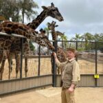 Macaulay Culkin Instagram - Thanks for letting me feed your giraffes @sandiegozoo ! And thanks for helping give my big guy the best birthday yet! You’re the best!