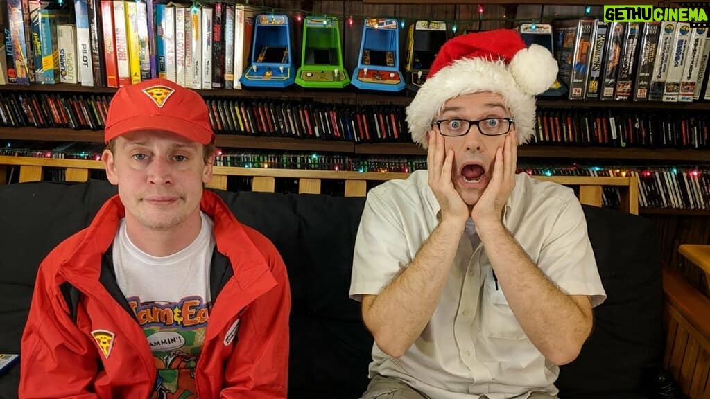 Macaulay Culkin Instagram - We did the thing. Mack meets @cinemassacre #avgn Played Home Alone games with the Angry Video Game Nerd! Achievement unlocked! https://youtu.be/shwFNKP_mI4