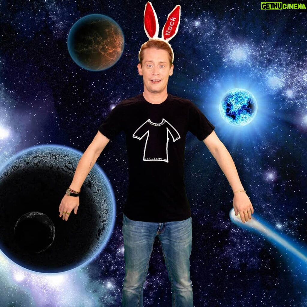 Macaulay Culkin Instagram - The @bunnyearsweb staff keeps texting me these Photoshops of myself in various ridiculous locations.