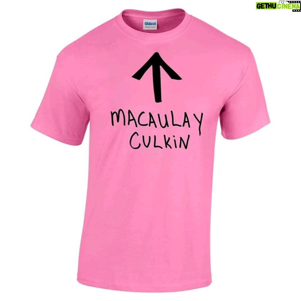 Macaulay Culkin Instagram - This month only! All shirts are available in PINK. 70% of the proceeds are going to the Breast Cancer Research Foundation. BUY A SHIRT AND SUPPORT SCIENCE! https://bunnyears.com/product/macaulay_culkin_is_dead/