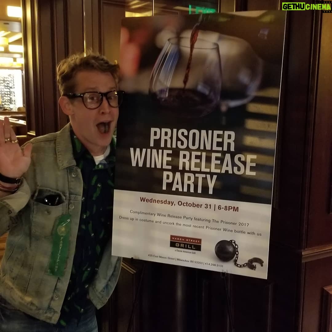 Macaulay Culkin Instagram - This wine is so good it's... Criminal. (Sorry)