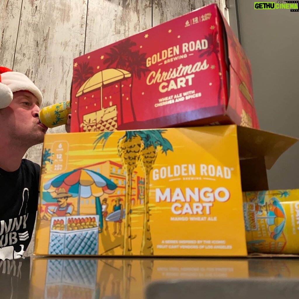 Macaulay Culkin Instagram - This is a paid advertisement, but exactly what you think. You see, my friends over at @goldenroadbrew bribed me with both free beer and a generous donation to Stand Up to Cancer. The beer is delicious and the cause is good so if you want to drink well and help out this holiday season please check out their websites. Links in the bio.