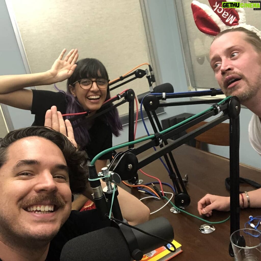 Macaulay Culkin Instagram - I did a two part podcast crossover with @stevenraymorris & @saraiyer from @thepurrrcast Part one is on @bunnyearspodcast and part two is on Purrrcast! Check links below: Part 1: http://bit.ly/BunnyEarsPodcast Part 2: https://www.stitcher.com/s?eid=63827977&autoplay=1