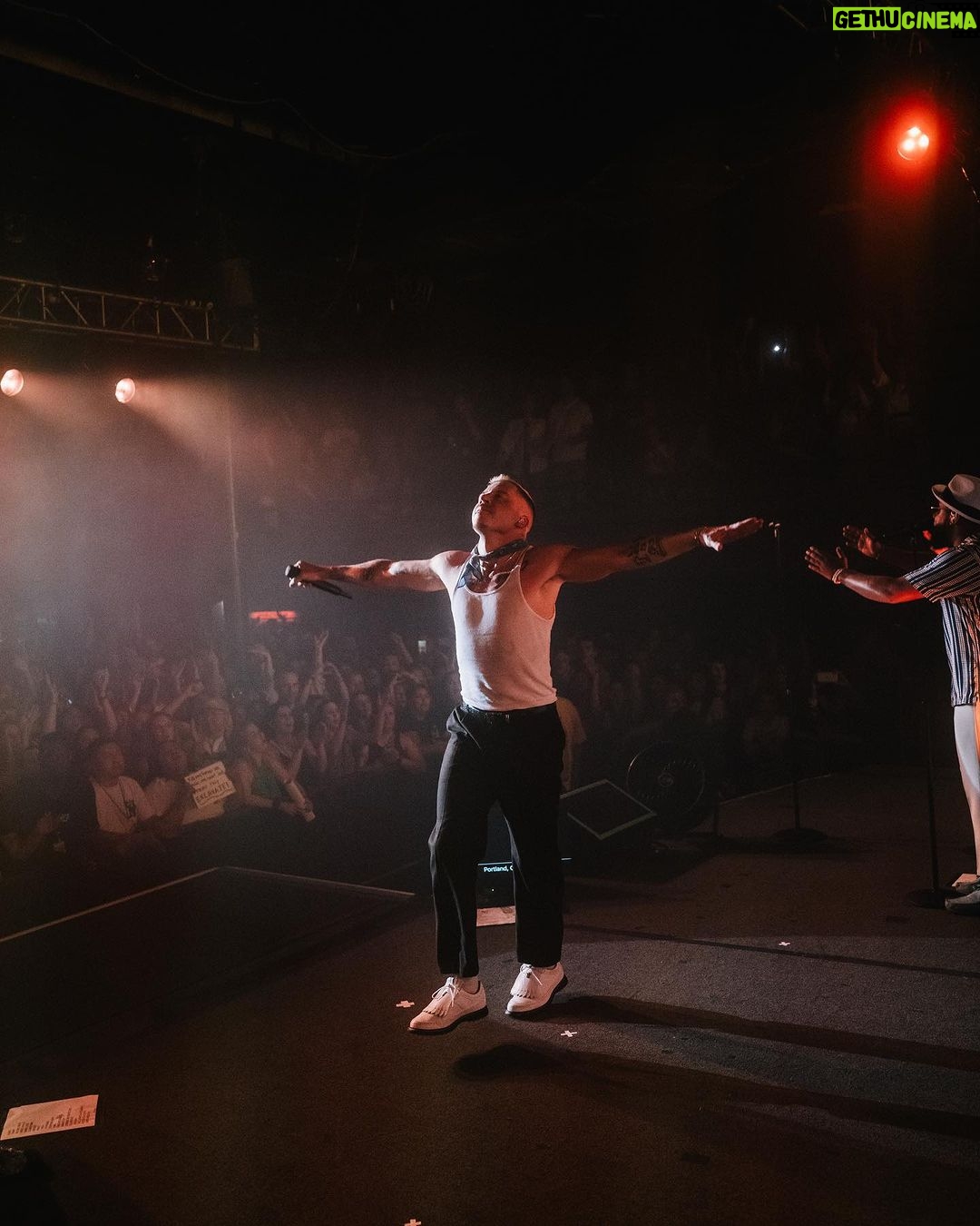Macklemore Instagram - Portland brought me back to the essence. The fundamentals. 2 nights in a 2,000 cap room. No ventilation, no air conditioning, perfectly grimy, “I can see everyone in here”, sweat induced energy vibrating off the walls. It was our first shows back in the Northwest this year and we got October 80 degree Portland days and T-Shirt nights. To top it off Sloane came down to kick off her 10 day tour run with us, which brought a new level of heart connection. Sharing moments with her after being away for the majority of the year has elevated my level of joy and gratitude so much. The love was abundant from everyone in the building both nights as we tried new songs, switched it up and got open. The City Of Roses hit different this time around, in the most beautiful way. Love you all 🌹