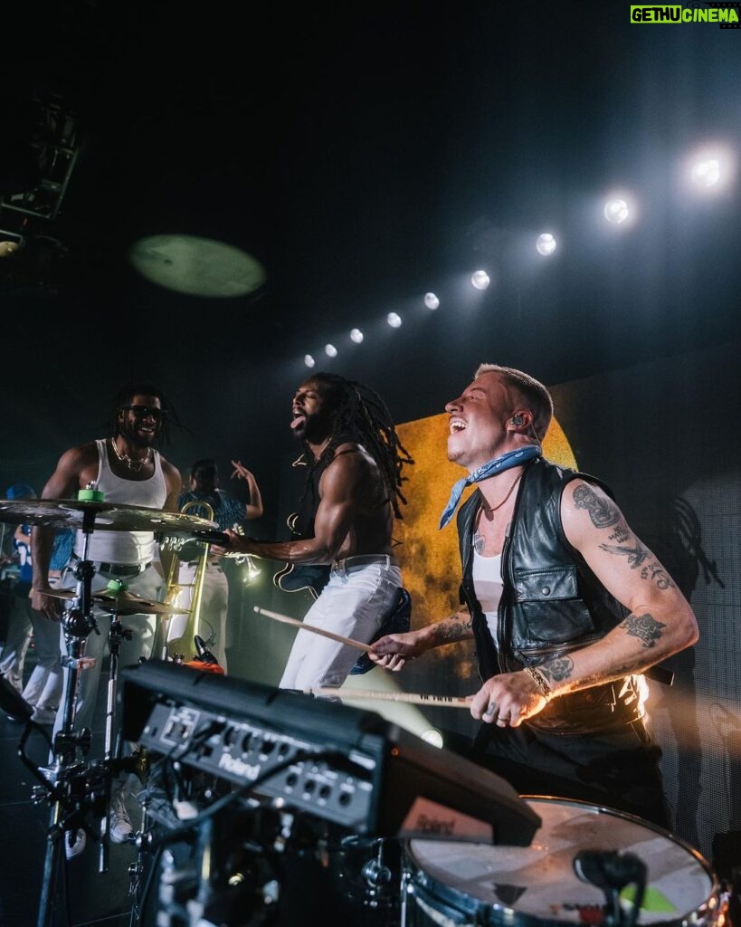 Macklemore Instagram - Portland brought me back to the essence. The fundamentals. 2 nights in a 2,000 cap room. No ventilation, no air conditioning, perfectly grimy, “I can see everyone in here”, sweat induced energy vibrating off the walls. It was our first shows back in the Northwest this year and we got October 80 degree Portland days and T-Shirt nights. To top it off Sloane came down to kick off her 10 day tour run with us, which brought a new level of heart connection. Sharing moments with her after being away for the majority of the year has elevated my level of joy and gratitude so much. The love was abundant from everyone in the building both nights as we tried new songs, switched it up and got open. The City Of Roses hit different this time around, in the most beautiful way. Love you all 🌹