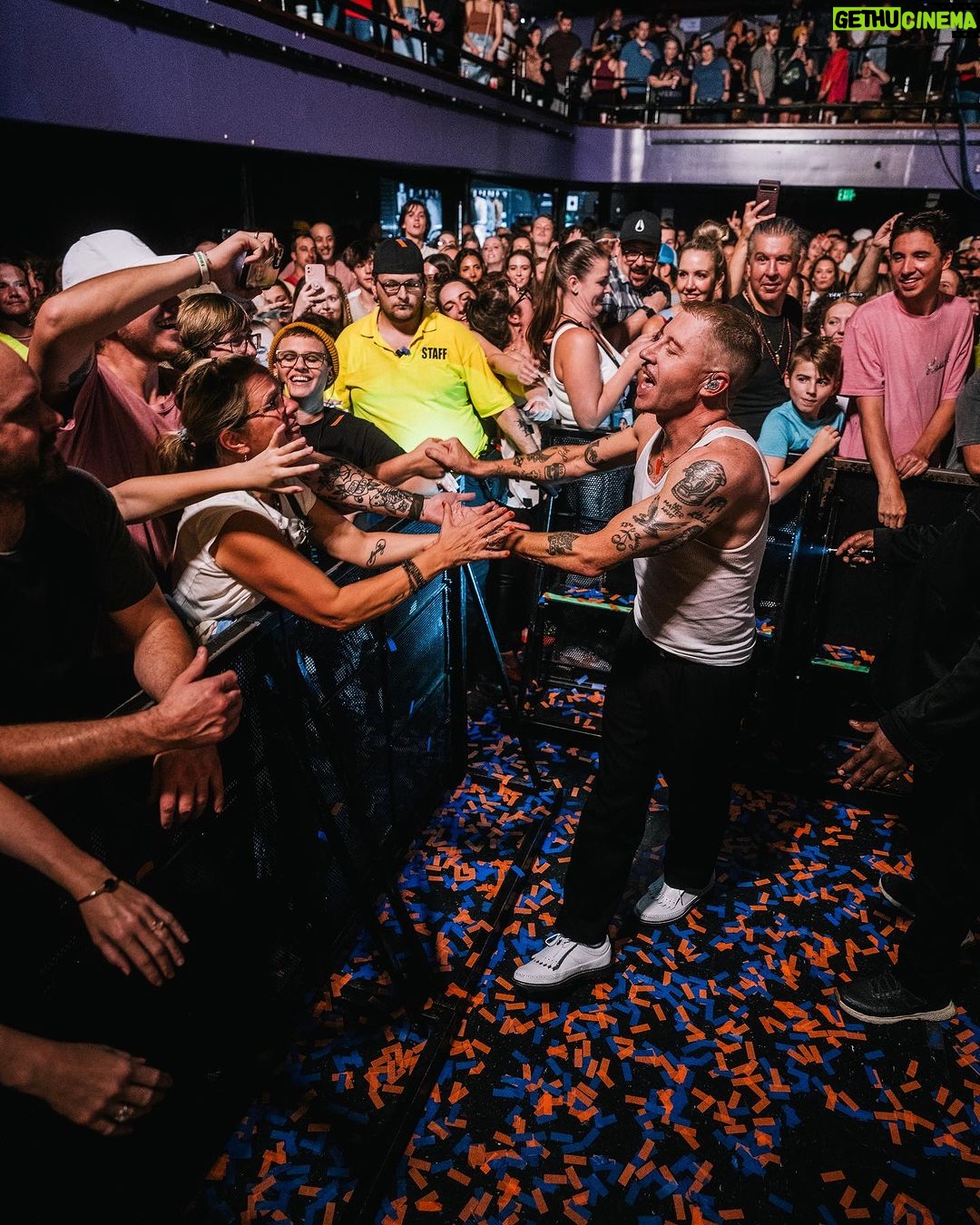 Macklemore Instagram - Portland brought me back to the essence. The fundamentals. 2 nights in a 2,000 cap room. No ventilation, no air conditioning, perfectly grimy, “I can see everyone in here”, sweat induced energy vibrating off the walls. It was our first shows back in the Northwest this year and we got October 80 degree Portland days and T-Shirt nights. To top it off Sloane came down to kick off her 10 day tour run with us, which brought a new level of heart connection. Sharing moments with her after being away for the majority of the year has elevated my level of joy and gratitude so much. The love was abundant from everyone in the building both nights as we tried new songs, switched it up and got open. The City Of Roses hit different this time around, in the most beautiful way. Love you all 🌹