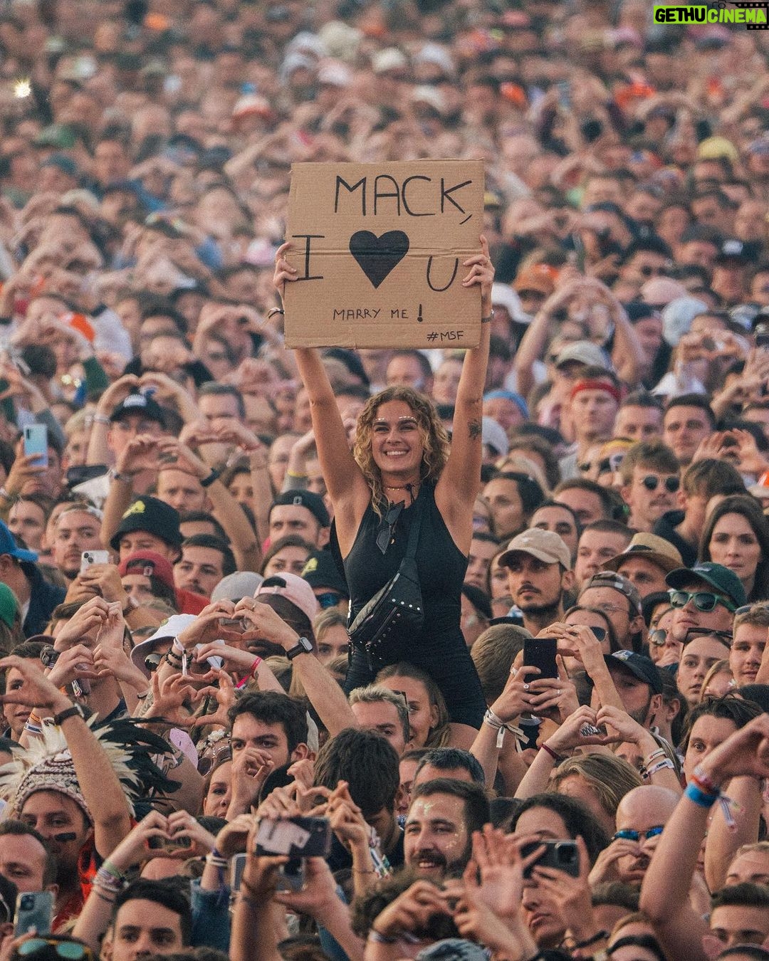 Macklemore Instagram - One of my favorite festivals in the world. Third times a charm…Main Square🌹🇫🇷❤️