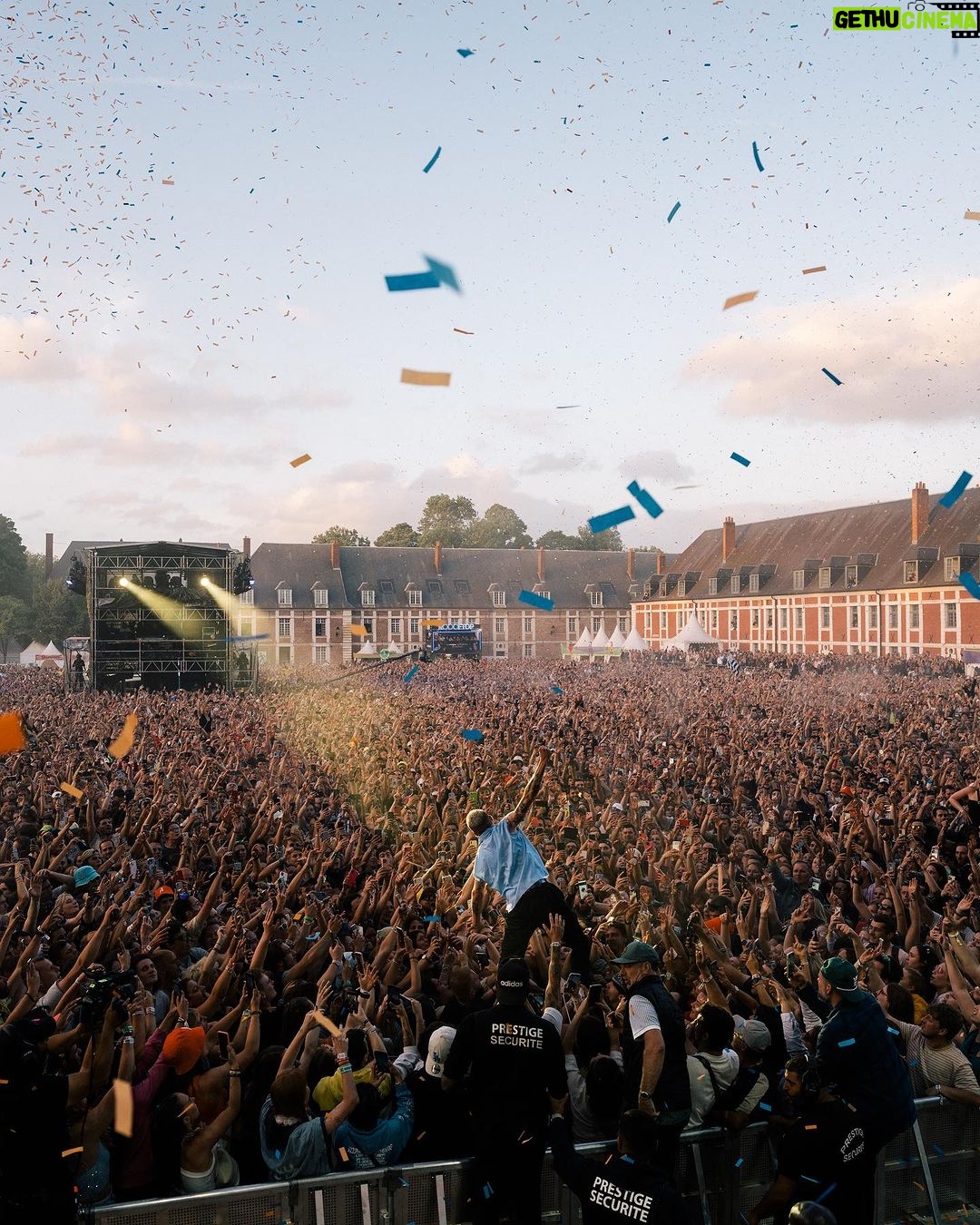 Macklemore Instagram - One of my favorite festivals in the world. Third times a charm…Main Square🌹🇫🇷❤️