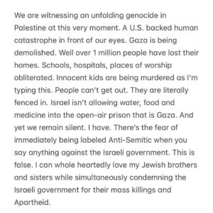 Macklemore Instagram - Please read 🙏🏻 🇵🇸 🇮🇱 ❤️