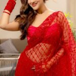 Madalsa Sharma Instagram – Not a red flag but a red sari girl❤️⛳️

📸 @artographybysagar 
.
.
.
.
#reels #reelsinstagram #madalsasharma #kavya #videooftheday #instadaily #instavideo #instagood #instamood #mood #trending #trendingreels #reelitfeelit #reelkarofeelkaro #reeloftheday #reelit #love #actorslife