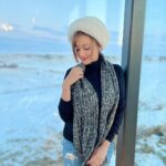 Madalsa Sharma Instagram - Out of captions today but this view❄️🌨️⛄️😍 . . . . #view #snow #madalsasharma #iceland #postoftheday #instadaily Hella, Iceland