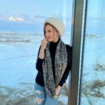 Madalsa Sharma Instagram - Out of captions today but this view❄️🌨️⛄️😍 . . . . #view #snow #madalsasharma #iceland #postoftheday #instadaily Hella, Iceland