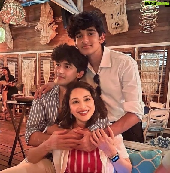 Madhuri Dixit Instagram - On your birthday, I want you to know how incredibly proud I am to call you my son. You are kind, smart, and compassionate, and I am blessed to have you in my life. May your birthday be as fantastic as you are. Happy Birthday Ryan ❤️ #happybirthday #son #birthdayboy #birthdaywishes