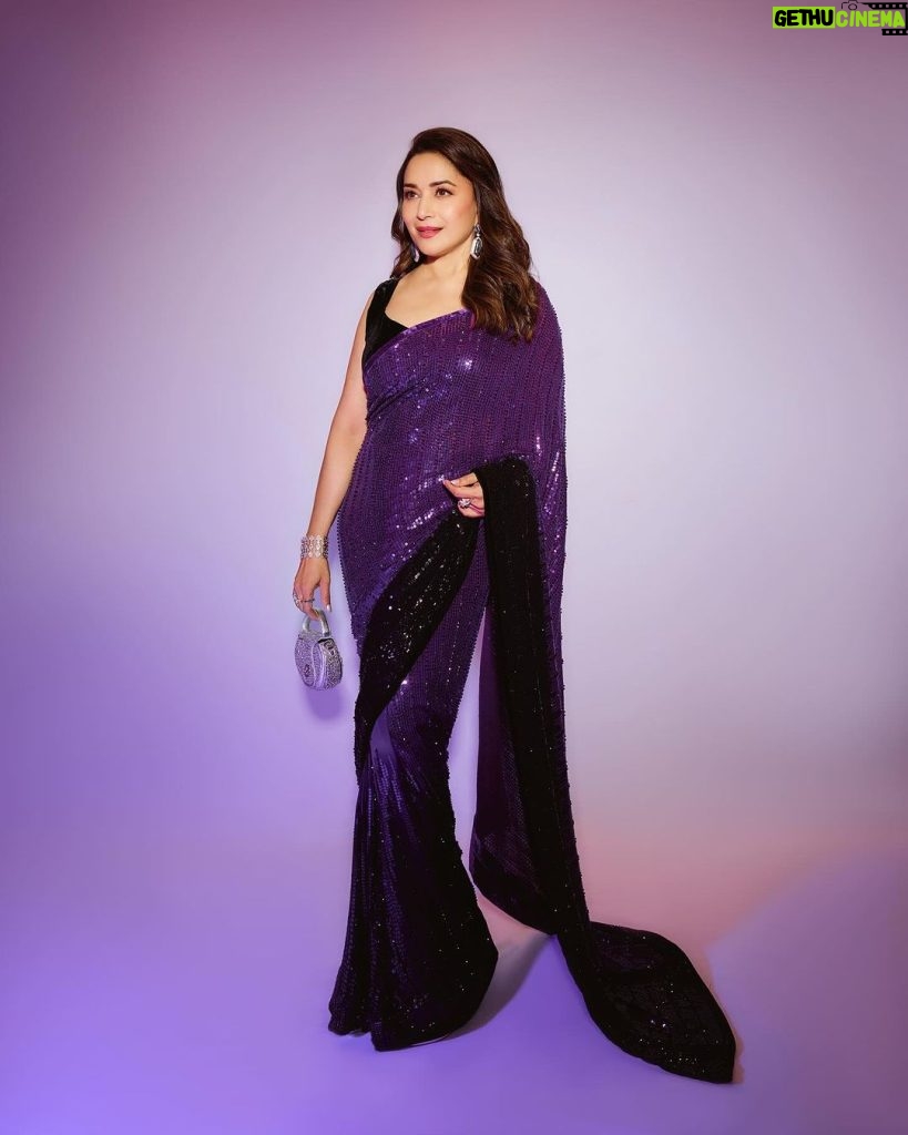 Madhuri Dixit Instagram - In the embrace of the night, where the magic unfolds 💫 #thursday #throwbackthursday #prewedding #look #photooftheday #photoshoot