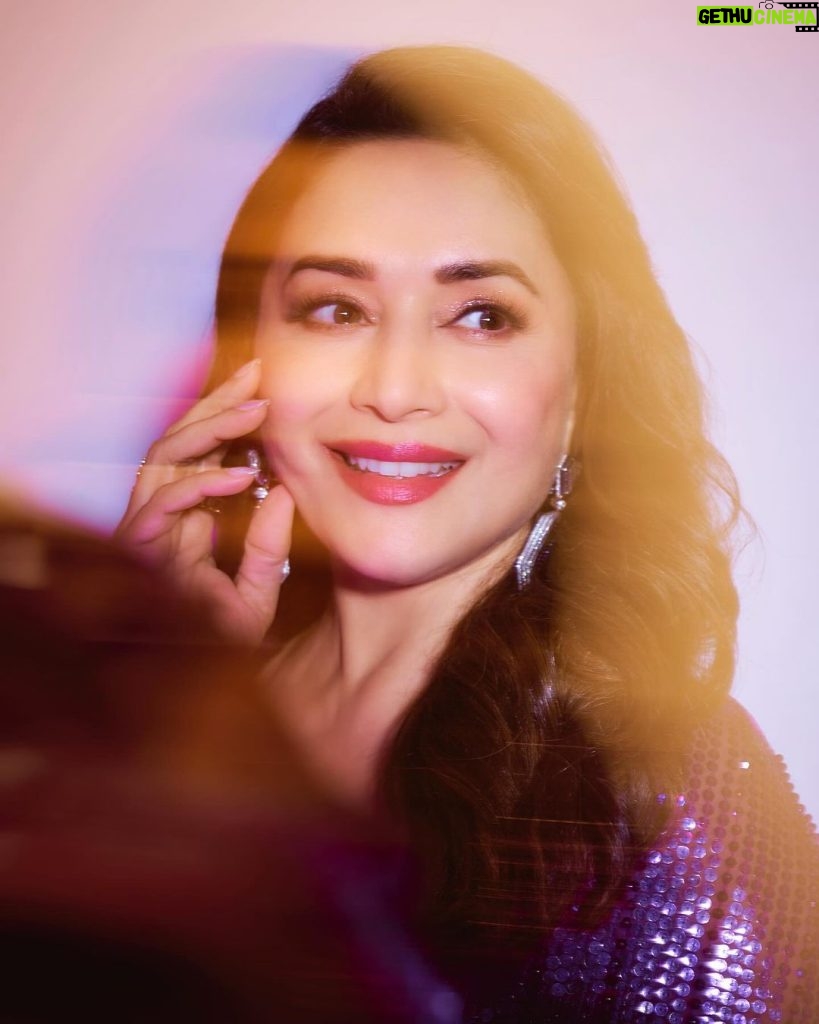 Madhuri Dixit Instagram - In the embrace of the night, where the magic unfolds 💫 #thursday #throwbackthursday #prewedding #look #photooftheday #photoshoot